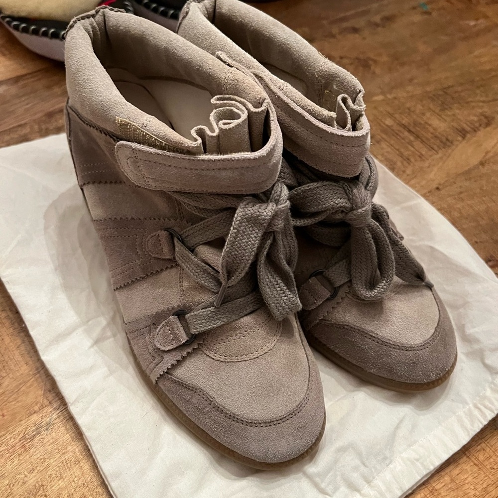 Isabel Marant Women's Suede High-Top Sneakers